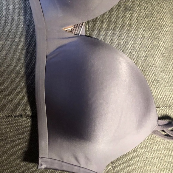 Victoria Secret padded no wire bra size 36C Dark grey great condition - Picture 3 of 8